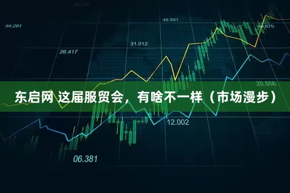 东启网 这届服贸会，有啥不一样（市场漫步）